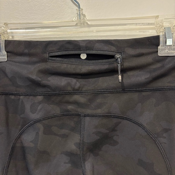 Lululemon Speed Tight Fullux Leggings Black Camo Athleisure Active Gym Running - Picture 11 of 14